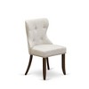 East West Furniture,Set of 2 Modern Chairs- Kitchen Chair Includes Mahogany Wood Frame - 3 of 4