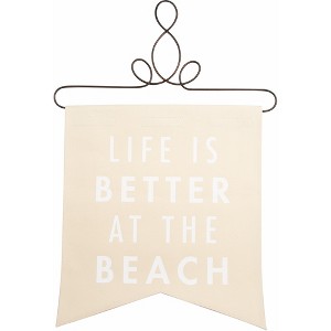 Pavilion Gift Company - At the Beach - 14" x 16" Banner - Wall Sign Panels - 1 of 4