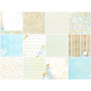 Wrapables 6x6 Decorative Single-Sided Scrapbook Paper for Arts & Crafts Projects, Scrapbooking, Card-Making - 1 of 4