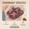 CUSHIONAIRE Orbit Waterproof EVA Womens Sandals -Comfortable Summer Slip On Slides for Women with Adjustable Buckle Strap - 3 of 4