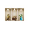 HomeRoots Set of Three Aba Faux Niche 3D Peel and Stick Wall Decals - 4 of 4