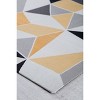 36"x48" Figueres 1/4" Rug'D Chair Floor Mat Yellow/Gray - Anji Mountain: Durable, Office, Felt Backing - 4 of 4
