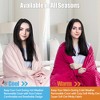 Costway 25lbs Heavy Weighted Blanket 3 Piece Set w/Hot & Cold Duvet Covers 60''x80''Pink\Green - 4 of 4