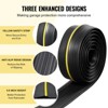 VEVOR Garage Door Threshold Seal Strip, 10 FT Universal Garage Door Floor Seal Strip with Adhesive,Upgraded Thick PVC DIY Weather Stripping , Black - 4 of 4