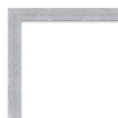 Grace Brushed Nickel Rectangular Bathroom Vanity Wall Mirror