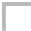 30" x 24" Non-Beveled Grace Narrow Bathroom Wall Mirror Brushed Nickel - Amanti Art: Polystyrene Frame, Wall Mount - image 3 of 4