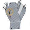 PAWBEE Dog Car Seat Covers - Nonslip Scratchproof Dog Car Seat Cover for Pets - Waterproof Pet Hammock with Front Mesh Window for car, SUV, Truck - 2 of 4