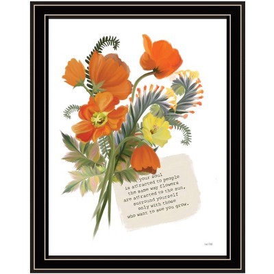 HomeRoots See You Grow Black Framed Print Wall Art
