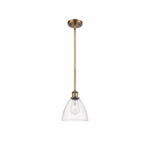 Bristol Glass - 1 Light Mini Pendant In Industrial Style-9.25 Inches Tall and 7.5 Inches Wide - 1 of 1