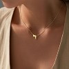 14K Gold/Sterling Silver Cross Heart Necklace - Waterproof Non-Tarnish Christian Jewelry Gift - 2 of 4