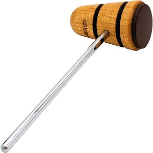 LOW BOY Leather Daddy Beater in Natural with Black Stripes - 1 of 1