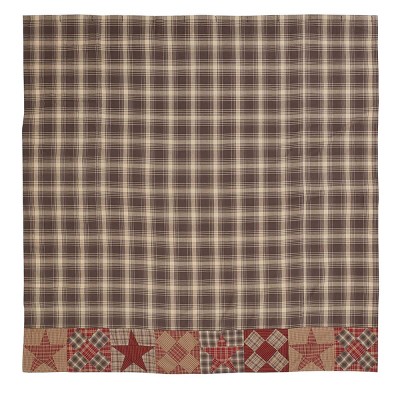 Dawson Star Patchwork Shower Curtain 72x72  VHC Brands