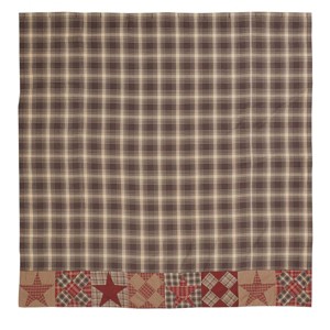 Dawson Star Patchwork Shower Curtain 72x72  VHC Brands - 1 of 4