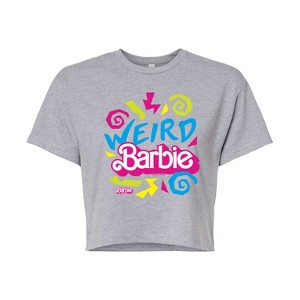 Women's - Barbie - Weird Barbie Cropped Graphic T-Shirt - 1 of 4