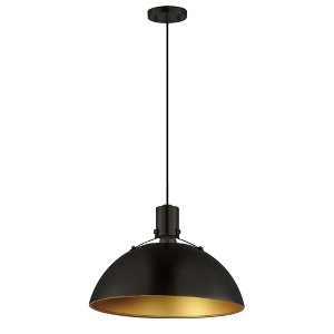 Maxim Lighting Dawn 1 - Light Pendant in  Antique Brass/Black - 1 of 1