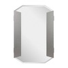 Howard Elliott Beveled Bi-Fold Vanity Mirror: Modern Rectangle, Wall Mount, MDF Frame, 32x30" - 2 of 4