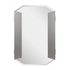 Howard Elliott Beveled Bi-Fold Vanity Mirror: Modern Rectangle, Wall Mount, MDF Frame, 32x30" - image 2 of 4