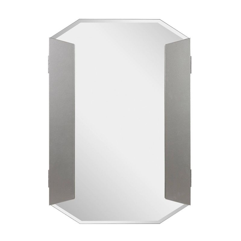 Howard Elliott Beveled Bi-Fold Vanity Mirror with Champagne Accents, 2 of 9