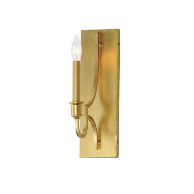 Maxim Lighting Normandy 1 - Light Wall Light in  Gold Leaf