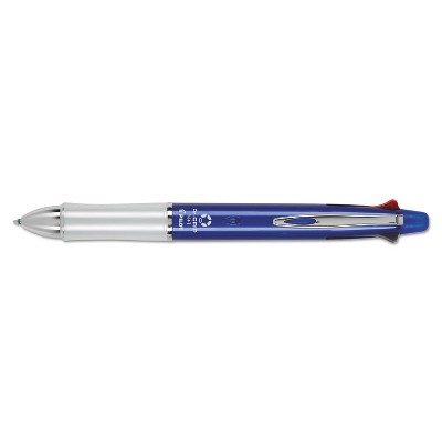 Pilot Dr. Grip 4 + 1 Multi-Function Pen/Pencil 4 Assorted Inks Blue Barrel 36221