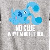 Boys' - Blue's Clues & You! - No Clue Why I'm Out Of Bed Graphic Long Sleeve Fleece Sweatshirt - 2 of 4