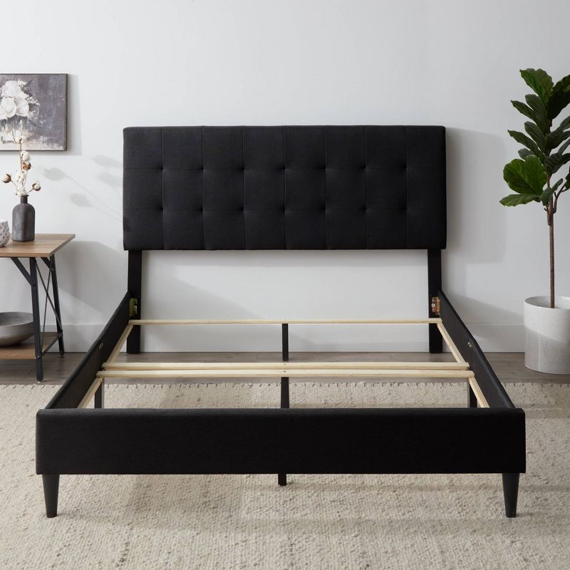 Sue Square Tufted Headboard Platform Bed - Brookside Bed, 3 of 7