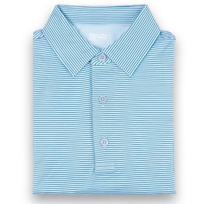 Men's 's Short Sleeve Stripe Polo - 2Putt