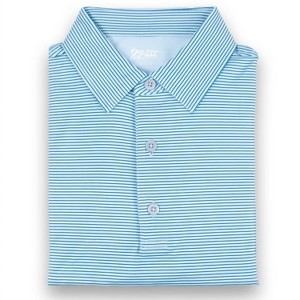 Men's 's Short Sleeve Stripe Polo - 2Putt - 1 of 2