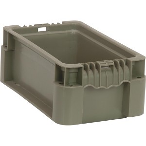 Quantum Storage Systems Stacker Straight Wall Container, 12"L X 7-1/2"W X 5"H, Up To 175 Lbs. - 1 of 2