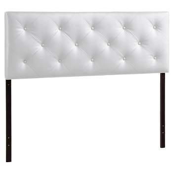 King Baltimore Modern And Contemporary Faux Leather Upholstered Headboard - Baxton Studio