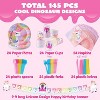 Joyfy 145Pcs Unicorn Party Supplies for Kids Birthday with Banner 24 Serves Disposable Tableware Set Birthday Party Decoration for Girls 2 3 4 5 6 7 8 - 4 of 4