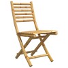 Garden Chair Set of 2 Natural Bamboo 16.9 x 21.3 x 34.6 in vidaXL - 4 of 4