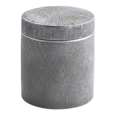 Urban Cotton Jar Silver - Cassadecor