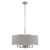 Livex Lighting Park Ridge 6 - Light Chandelier in  Brushed Nickel - 3 of 4