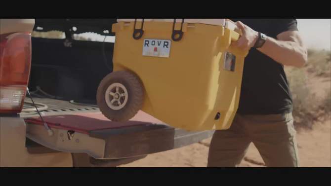 RovR RollR 60-Quart Wheeled All-Terrain Adventure Cooler, 2 of 12, play video