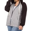 Women's Raglan Sleeved Hoodie - ZENANA - 4 of 4