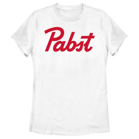 Women's Pabst Red Logo T-shirt : Target