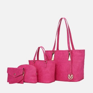 MKF Collection Arya Signature Vegan Leather Tote Bag for Women Versatile Handbag Purse by Mia K - 1 of 4