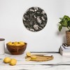 Iveta Abolina Poesie French Garden Charcoal Cutting Board - Round - 3 of 3