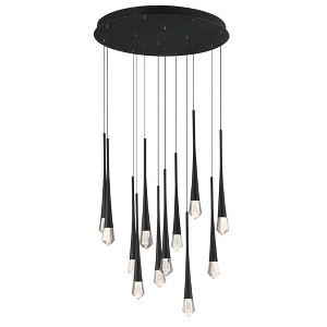 ET2 Lighting Pierce 12 - Light Pendant in  Black - 1 of 4