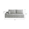 MAYEERTY 3-Seater Left Sofa Gray - 3-Seater Left Layout, Corduroy, No Assembly, for Living - 4 of 4