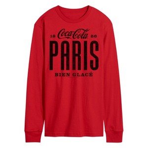 Men's - Coca-Cola - Paris Bien Glace Long Sleeve Graphic T-Shirt - 1 of 3