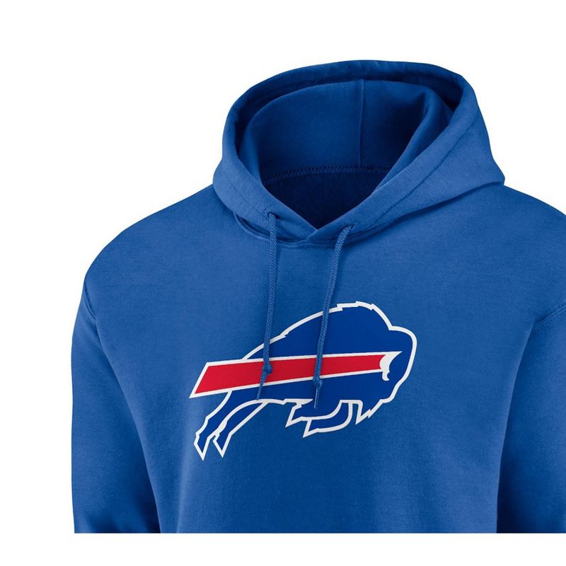 NFL Buffalo Bills Long Sleeve Core Big &#38; Tall Fleece Hooded Sweatshirt, 3 of 4
