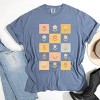Simply Sage Market Checkered Floral Chart Garment Dyed Tee - 3 of 4