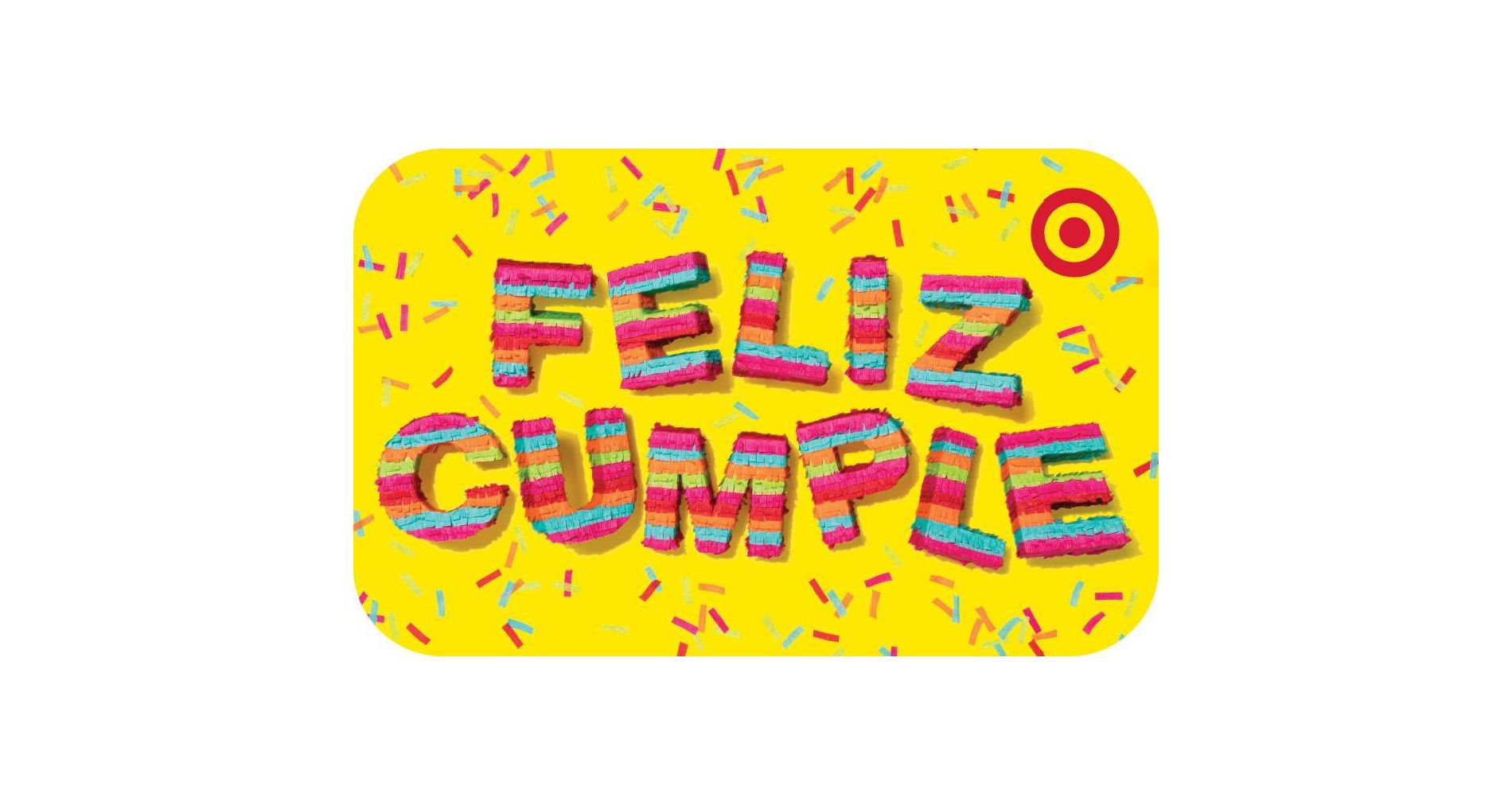 Feliz Cumple Piñata (Happy Birthday) Target GiftCard