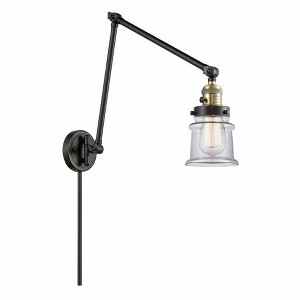 Canton - 1 Light Double Extension Swing Arm Wall Sconce In Industrial Style-30 Inches Tall and 8 Inches Wide - 1 of 1