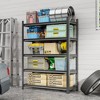 Clihome 5-Layer Metal Multi-Purpose Storage Rack,Boltless Storage Rack with Gourd Hole Design - 3 of 4