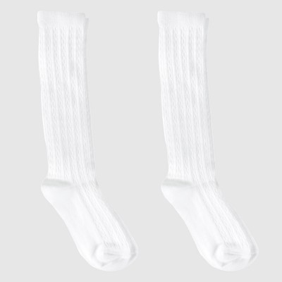 childrens grey knee high socks