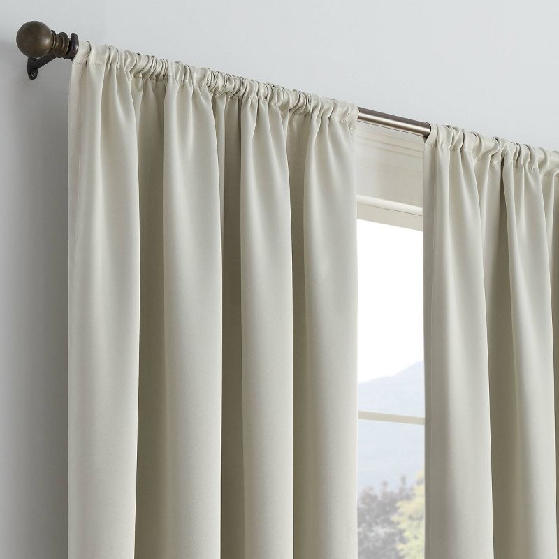 Solid Thermapanel Room Darkening Curtain Panel - Eclipse, 3 of 14