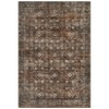 Vintage Rug Living Room Rug Floral Print Rugs with Non-Slip Backing, Low Pile Non-Shedding Area Rug - 3 of 4